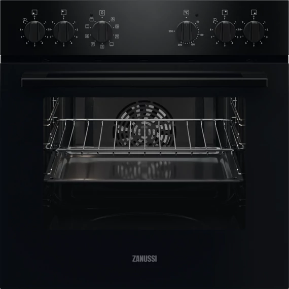 ZANUSSI ZOUKE0K2 beépíthető sütő *fekete* *72/liter *
