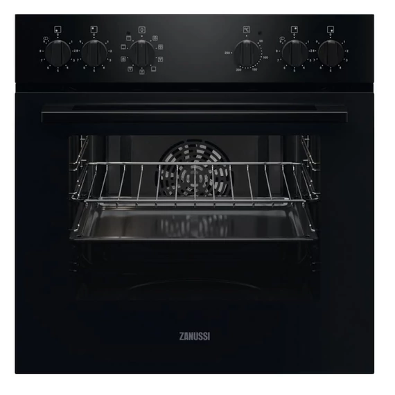ZANUSSI ZOUKE0K2 beépíthető sütő *fekete* *72/liter *