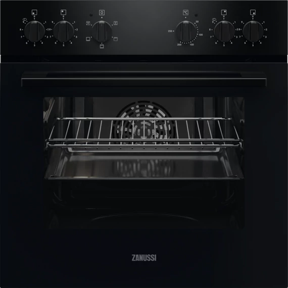 ZANUSSI ZOFNC0K2 beépíthető sütö * fekete