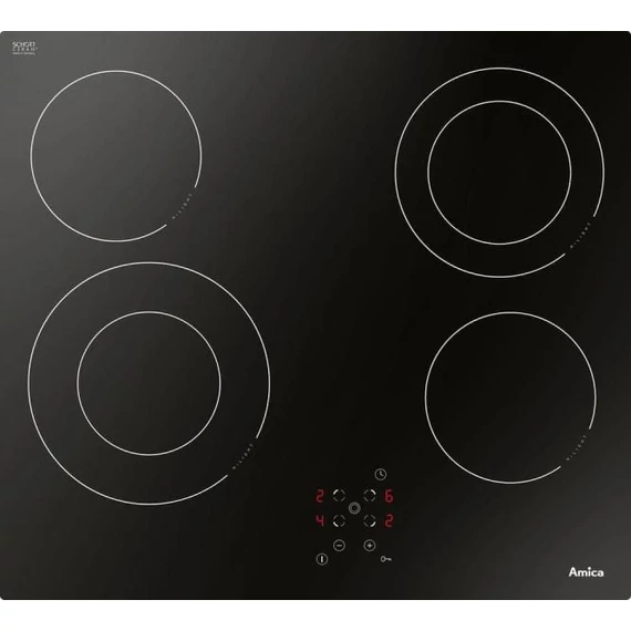 AMICA PC6420ZT  beépíthető elektromos főzőlap * 60cm fekete