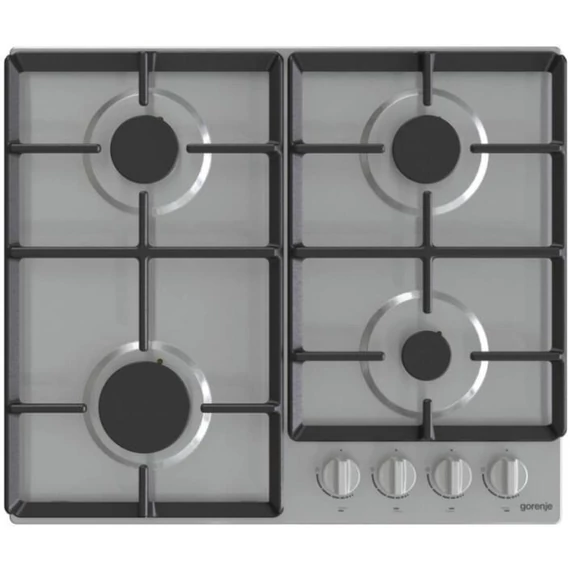 GORENJE beépíthető gáz főzőlap 60cm INOX
