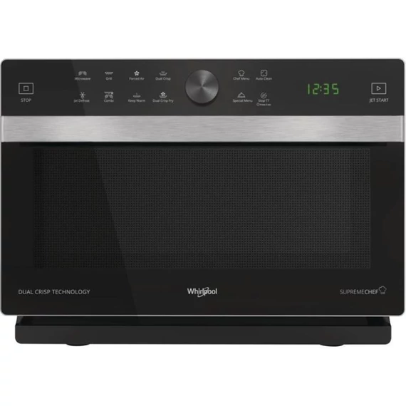 WHIRLPOOL MWP338SB mikrohullámú sütő * 33liter / 900W/1200W Fekete