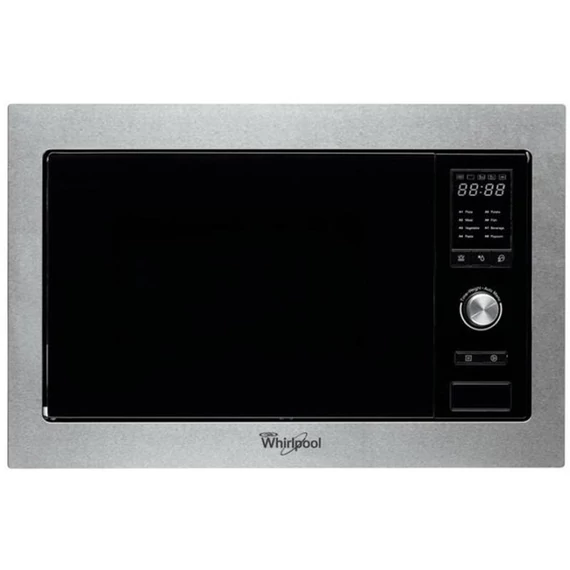 WHIRLPOOL beépíthető mikrohullámú sütő 25L 900W