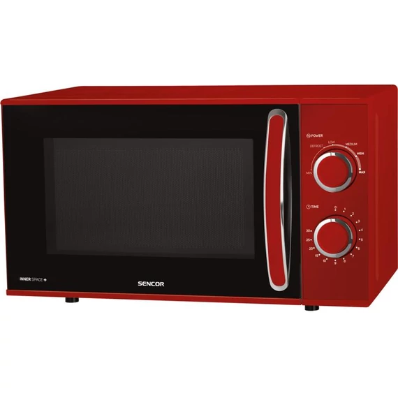 SENCOR mikrohullámú sütő 17L 700W  piros