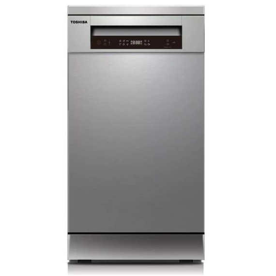 TOSHIBA DW10F2EES szabadonálló mosgatógép 45cm 10 teríték, INOX