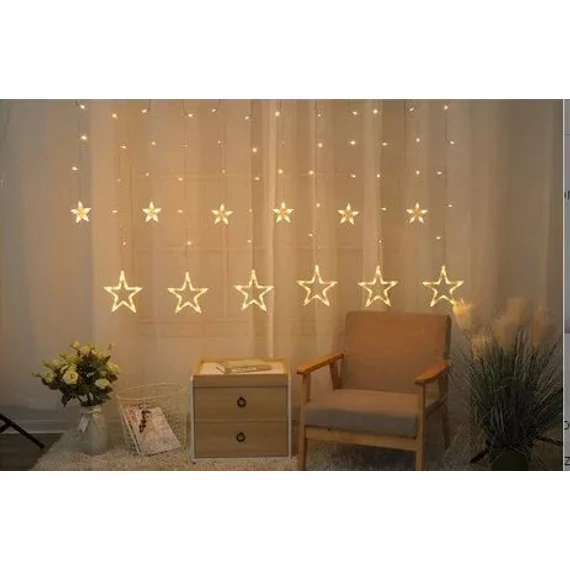 ENTAC ECCL-138-SS-2X1 karácsonyi csillag függöny  IP44 300 LED 3X3m