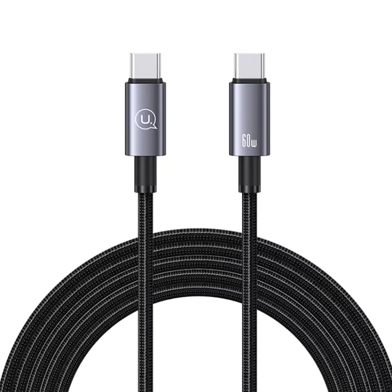 USAMS SJ664 USB Type-C / Type-C PD60W 2 m töltő és adatkábel