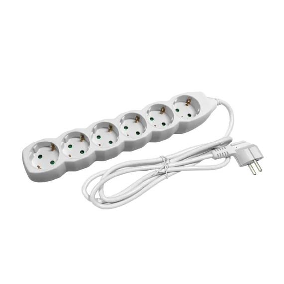 ENTAC ESE1.5G6-5 elosztó 6 foglalat, 5m