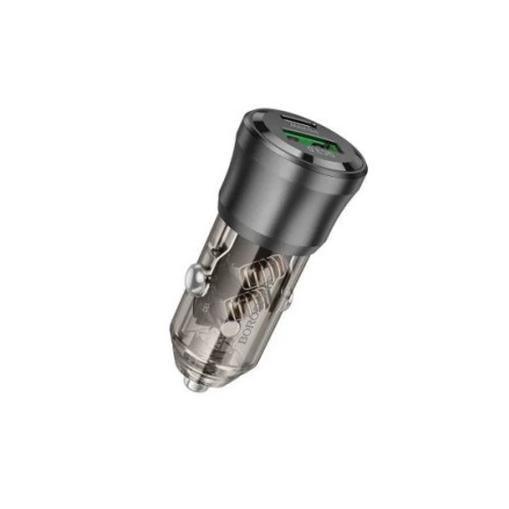 BOROFONE BZ25  PD38W USB-A + Type-C autós töltő