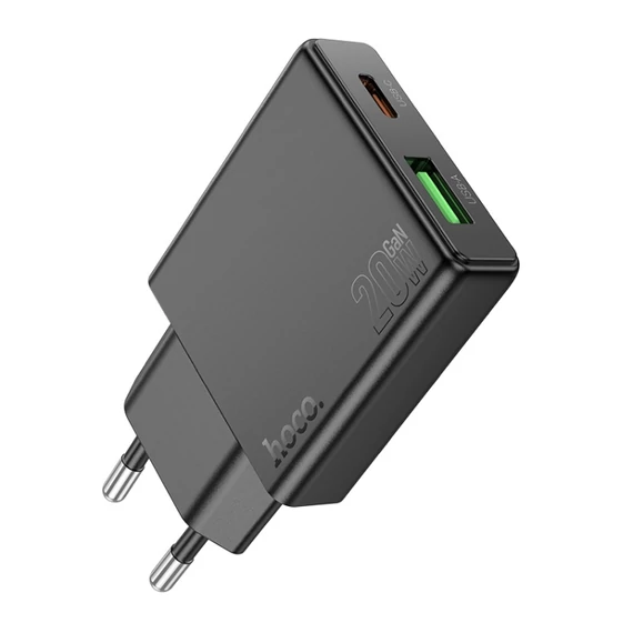 HOCO N38 Delgado PD20W + QC3.0 hálózati töltő