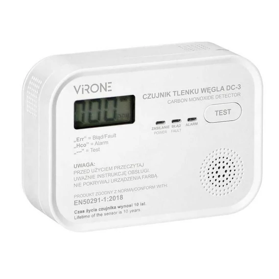 ANCO 321023 szénmonoxid érzékelő • LCD kijelző