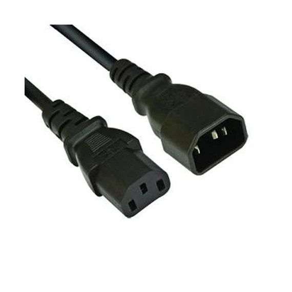 VCOM VDE CE001  1.8m hálózati tápkábel hosszabbító