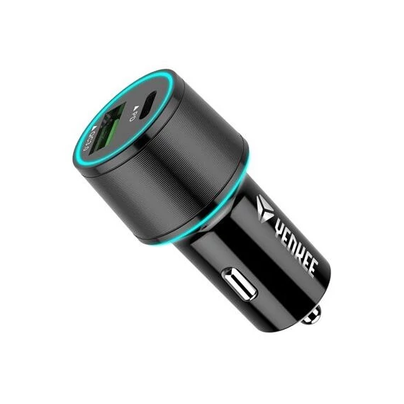 YENKEE YAC 2142 QC3.0/PD20W szivargyújtós USB töltő