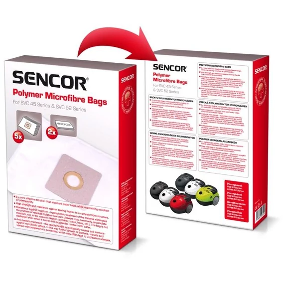 SENCOR SVC 45 textil porzsák