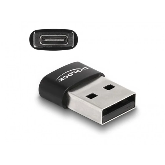 DELOCK 60002 USB-A 2.0 apa - USB-C anya adapter