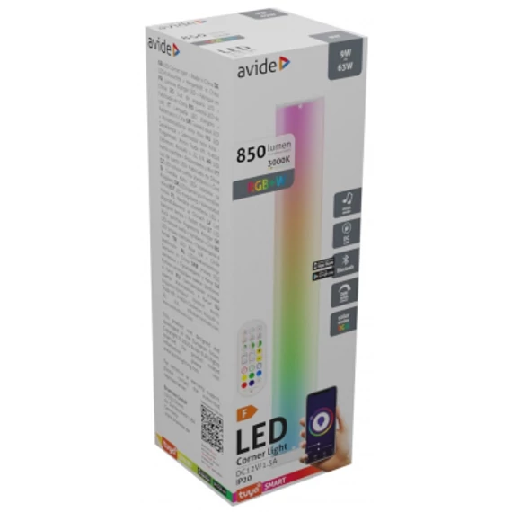 AVIDE  ABLSBL-CL9W-RGBICWW LED saroklámpa digitális RGB+3000K BT+ zene szenzorral