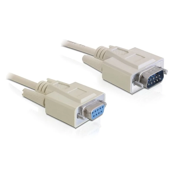 DELOCK  82984 RS-232  soros kábel  * Sub-D9 apa/anya 1m