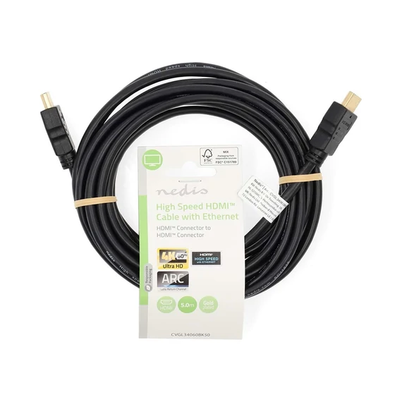 NEDIS CVGL34060BK100 5m  HDMI 2.0 kábel