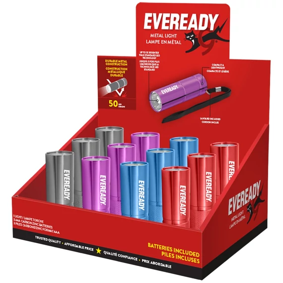 Eveready  EME12 metal elemlámpa