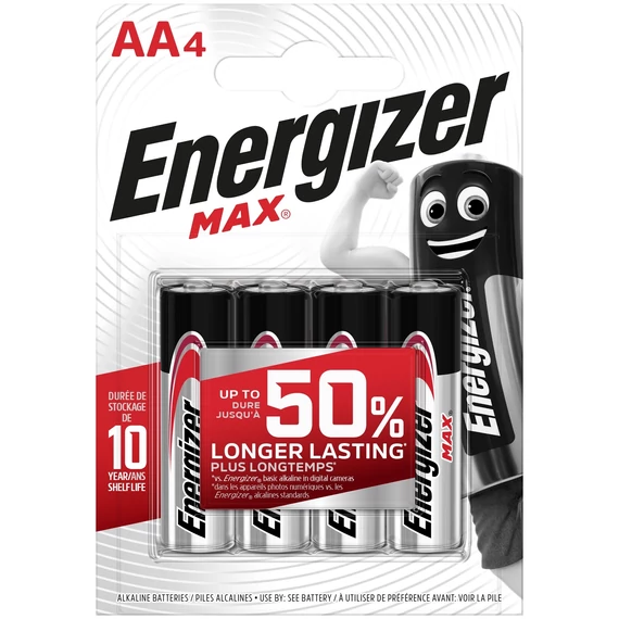 ENERGIZER EMAA Max alkáli ceruza elem AA B4 4db/csomag