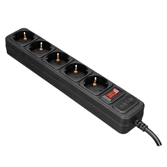 S-LINK SPG3-J-5 5aljzatos 1.5m túlfeszültség védős elosztó