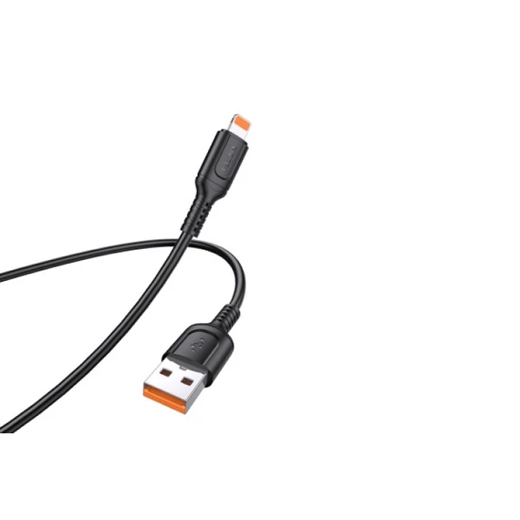 KAKUSIGA KSC-805 USB-A - Lightning 1m fekete töltő és adatkábel