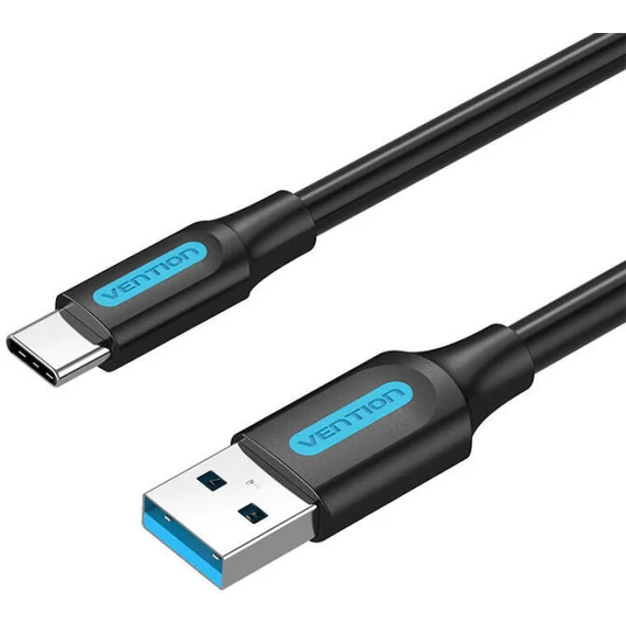 VENTION  COZBH USB-A 3.0/M  USB-C/M kábel  * fekete 2m