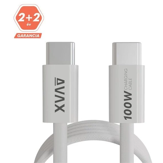 AVAX CB610W USB C mágneses gyorstöltő kábel * fehér