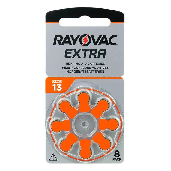 RAYOVAC   RAYEH13-B8  hallókészülék elem