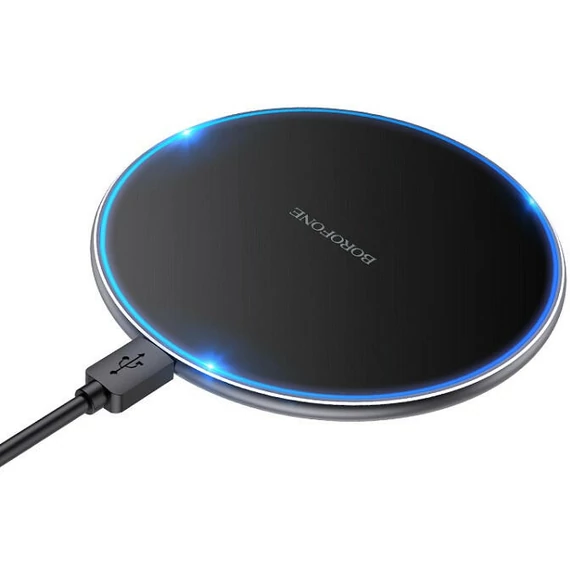 BOROFONE BQ3 Pro 18W Wireless fekete asztali töltő