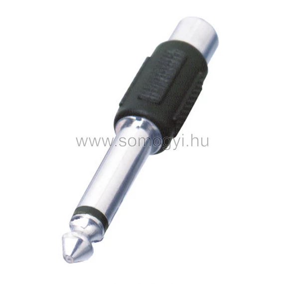 SOMOGYI átalakító 6,3mm mono-RCA aljzat