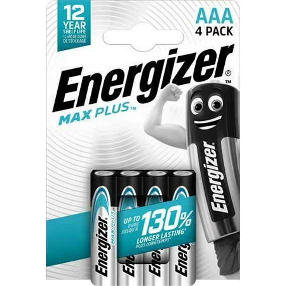 ENERGIZER EMPAAAB4 Max Plus AAA tartós ceruza elem 4db