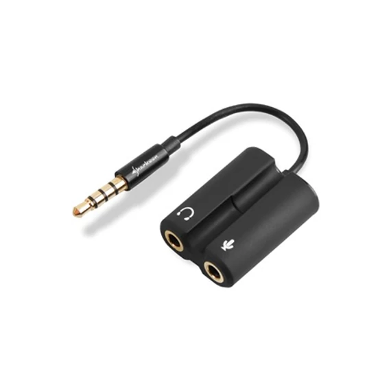 SHARKOON 3.5mm Jack > 2x 3.5mm Jack átalakító
