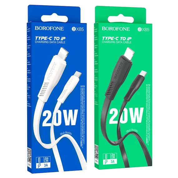 BOROFONE Lightning / Type-C 1m PD20W kábel