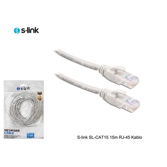 SL-Link CAT5e 15m Patch kábel