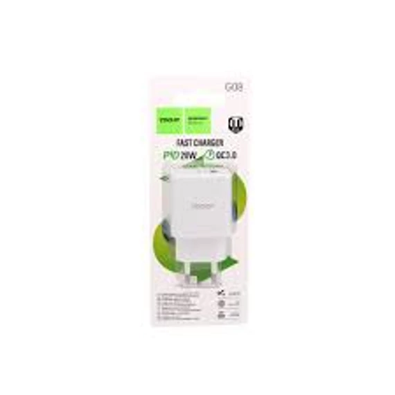 YOOUP G08 PD20/QC3.0 20W USB hálózati töltő