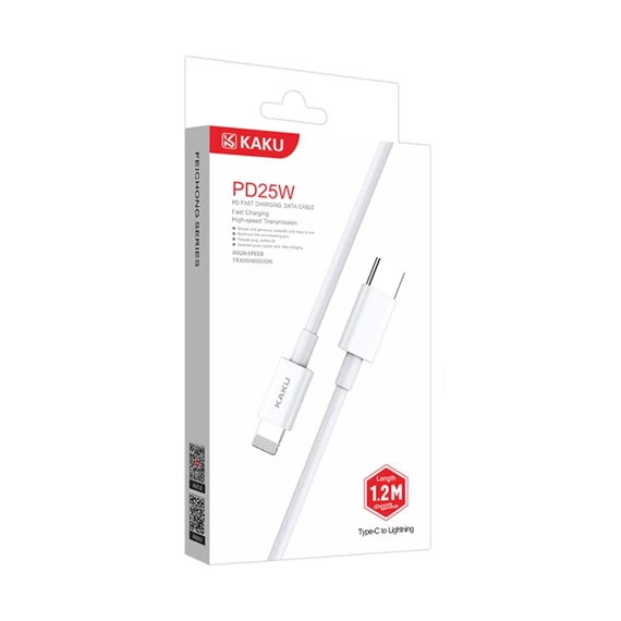 KAKUSIGA USB Type-C / Lightning 1.2m töltő kábel
