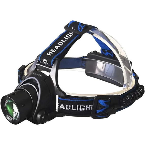 ZELUX LED profi fejlámpa 800 lumen akkumulátoros