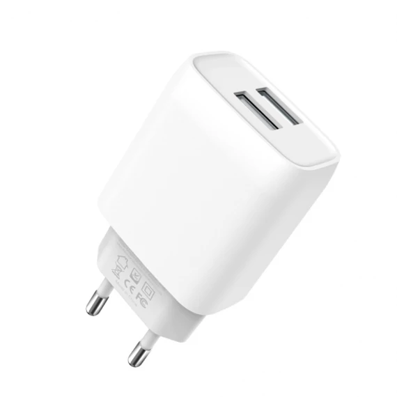 XO hálózati USB fali töltő 2,4A fehér
