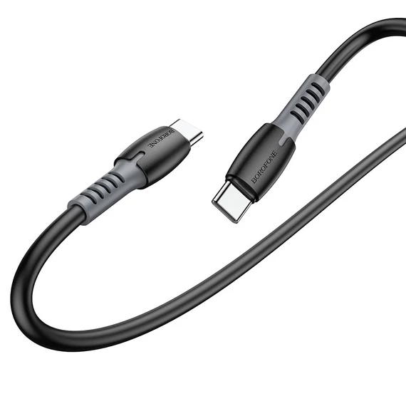 BOROFONE BX62 Type-C - Type-C kábel 1m 100W fekete