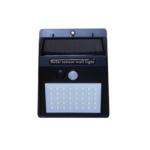 Napelemes fali lámpa mozgásérzékelővel 40 SMD LED