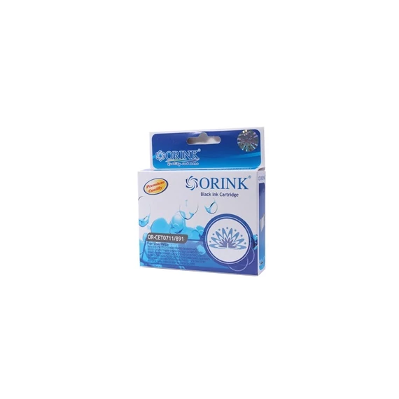 EPSON T0711/T0891 tintapatron fekete ORINK