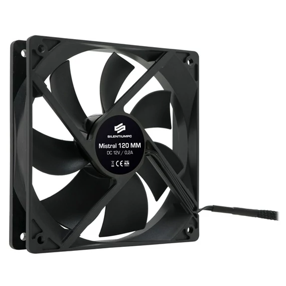 SILENTIUMPC 120mm Mistral 120 ház hűtőventilátor