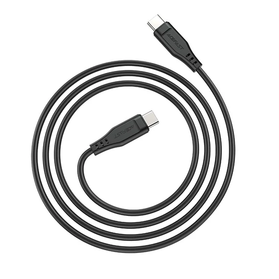 ACEFAST C3-03 Type-C 3A PD60W  1,2m kábel, Fekete