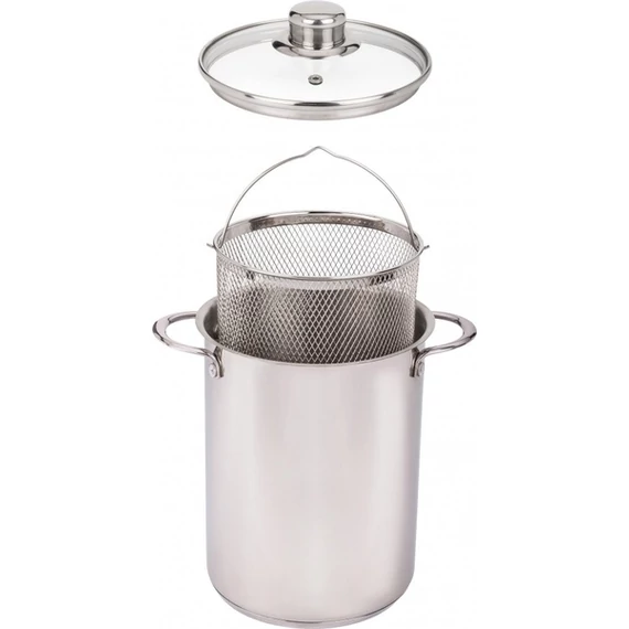 MPM tésztafőző 4,2L fedővel+ráccsal INOX