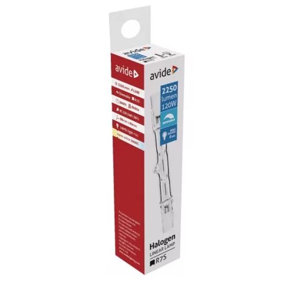 AVIDE halogén izzó R7S 120W