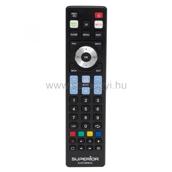 SUPERIOR univerzális tv/smart távirányító