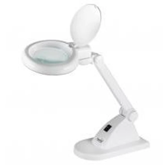 SOMOGYI asztali LED lámpa nagyítóval 6W