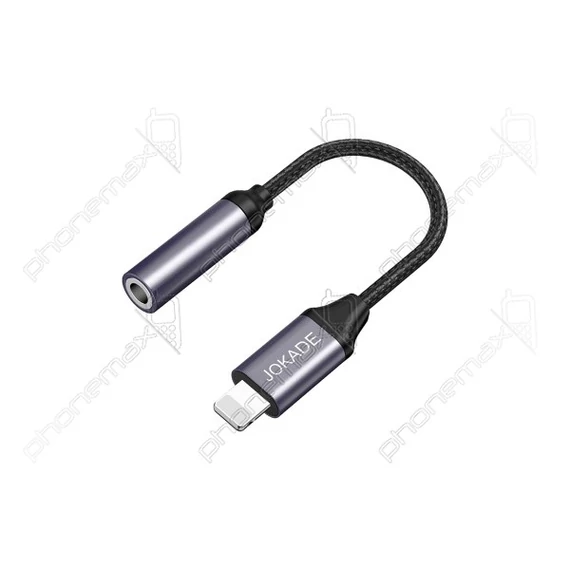 JOKADE JC001L Lightning > 3,2mm Jack átalakító fekete