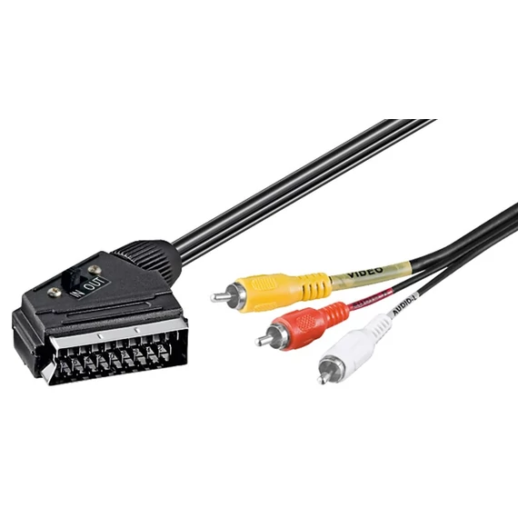 GOOBAY Scart-RCA kábel 3m
